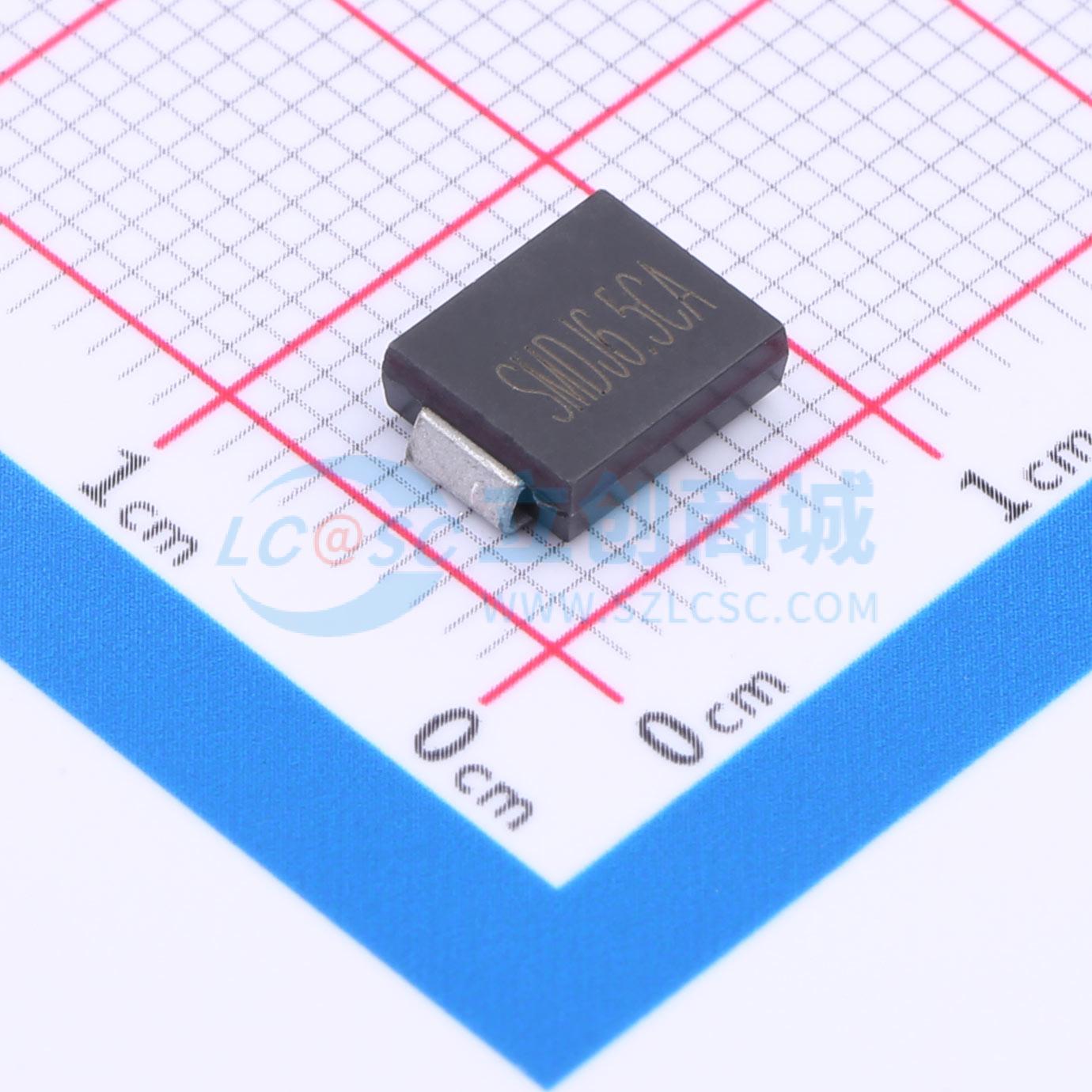 点击查看大图 SMDJ6.5CA实物图