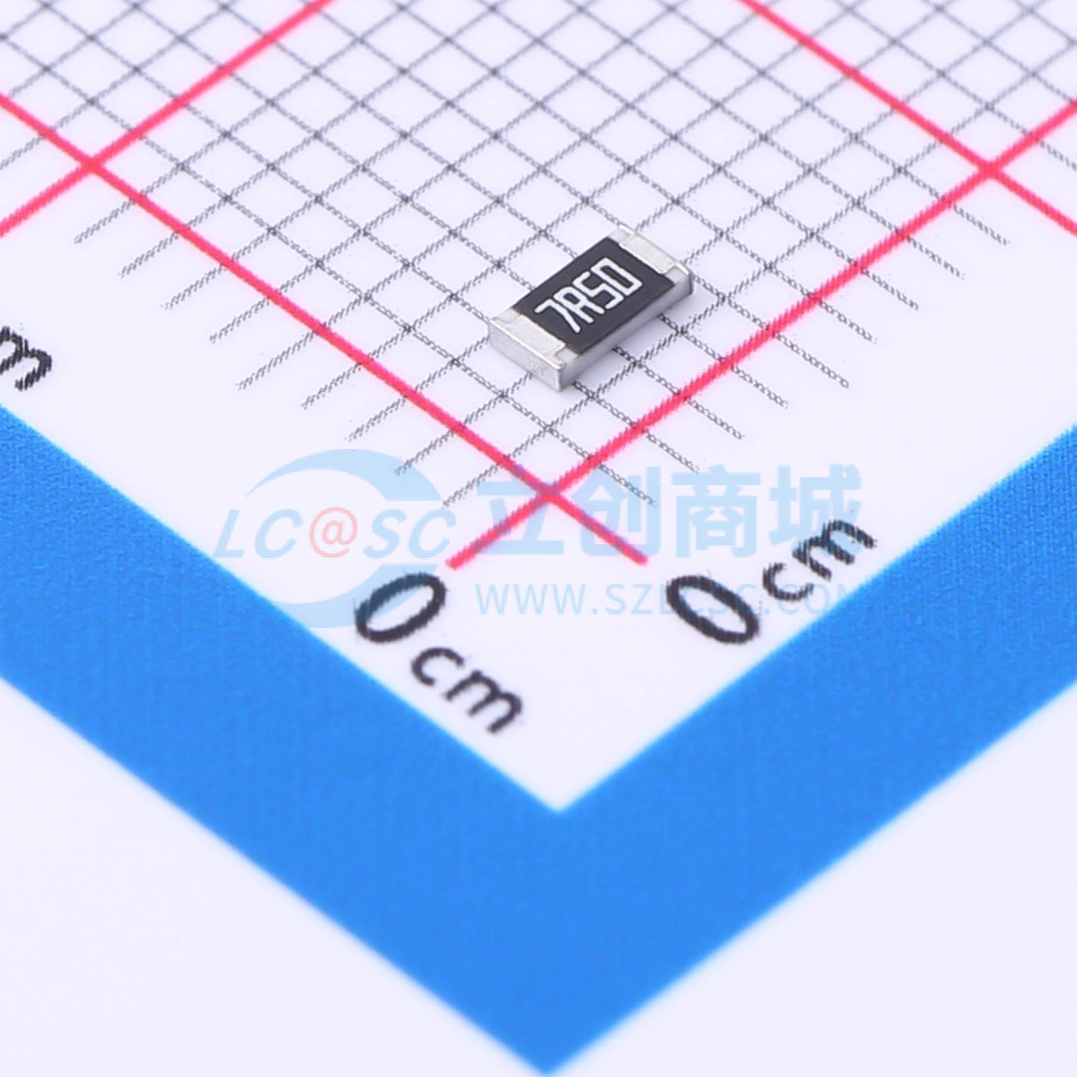 SC1206F7R50G8ANRH实物图