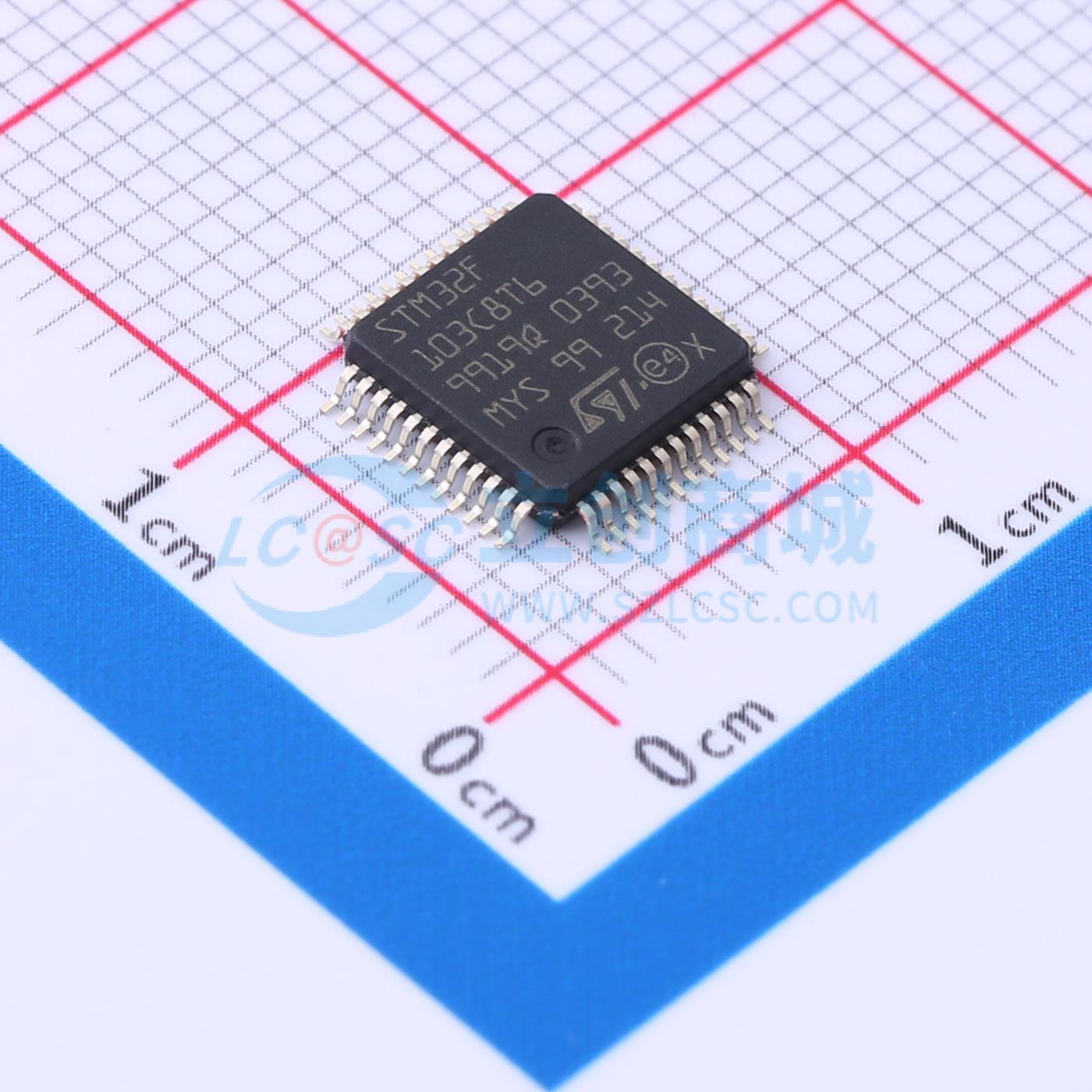 点击查看大图 STM32F103C8T6TR实物图