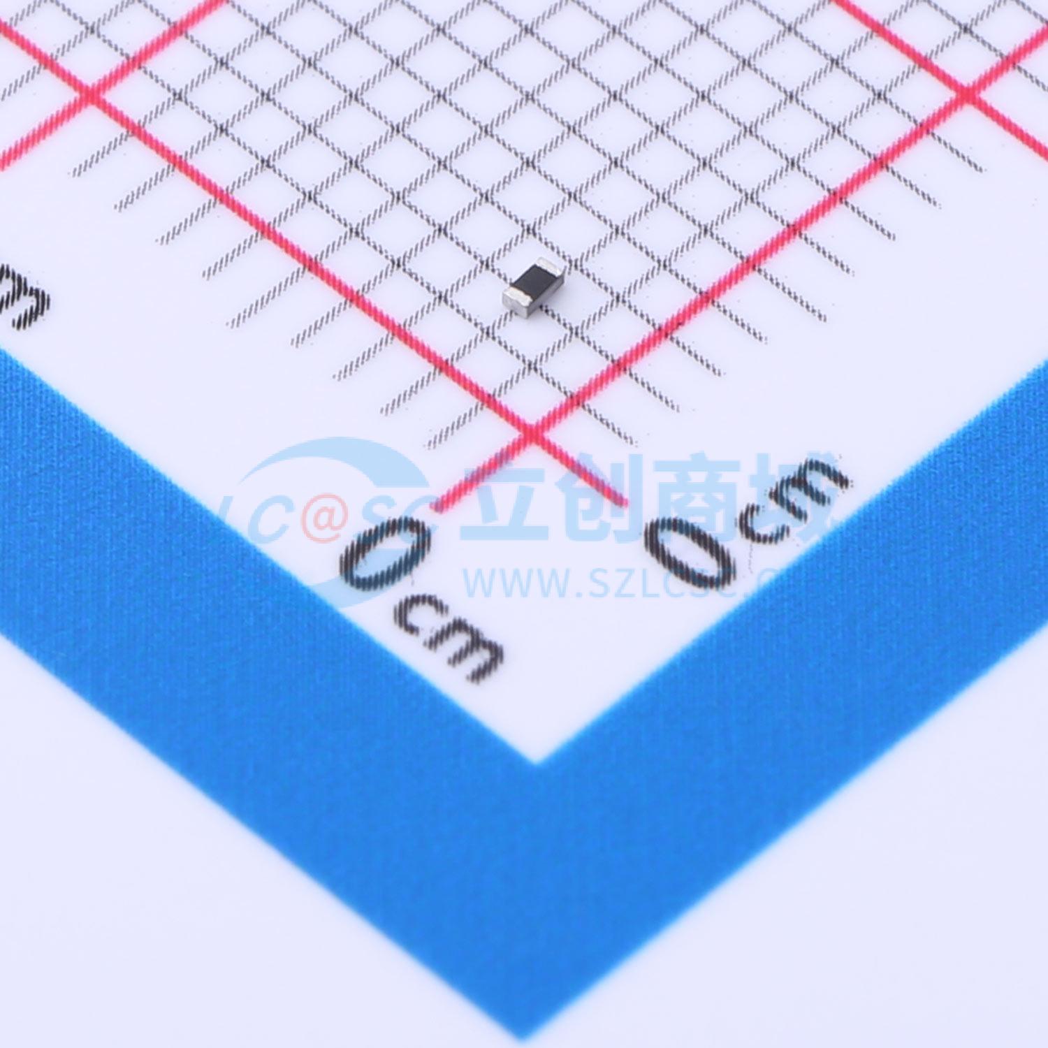 点击查看大图 FRQ0402J105 TS实物图