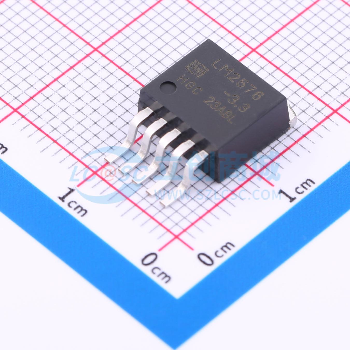 点击查看大图 LM2576S-3.3RG实物图
