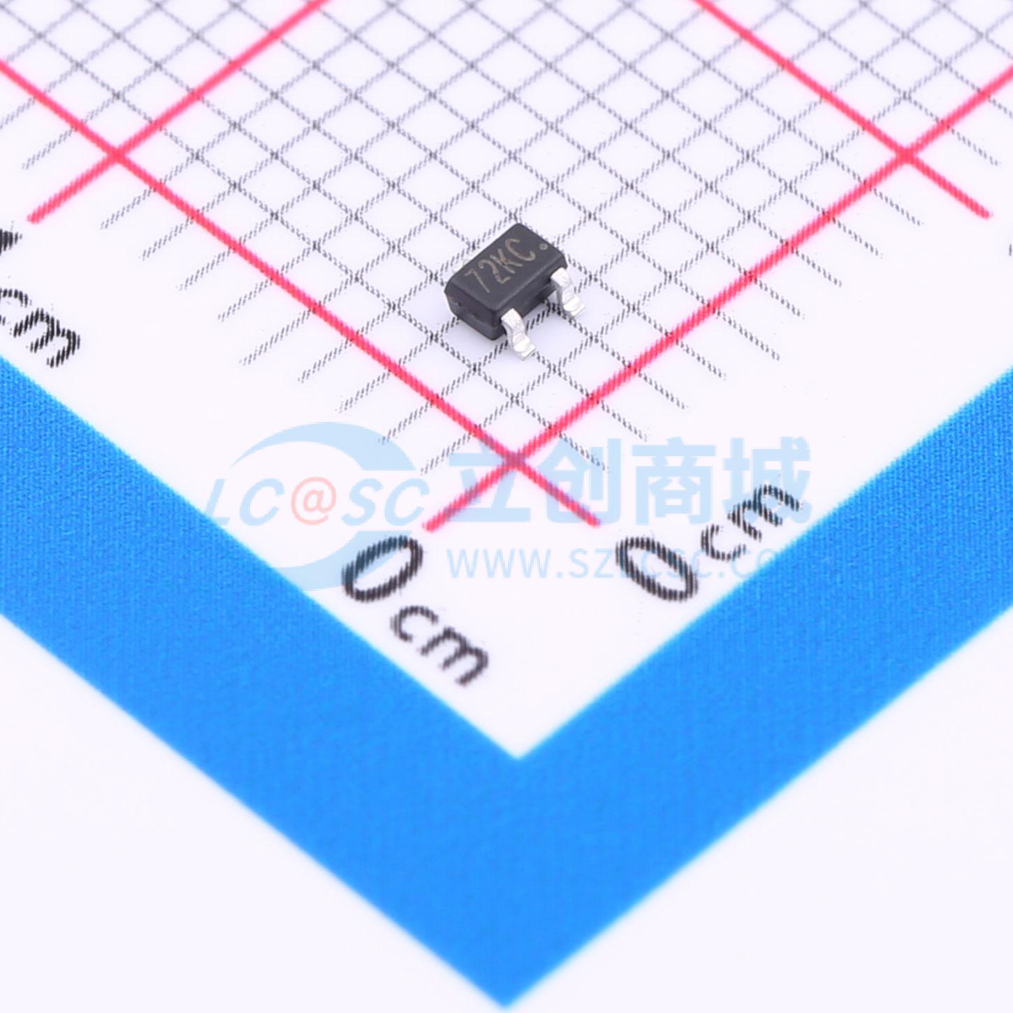 点击查看大图 2N7002KCWQ实物图