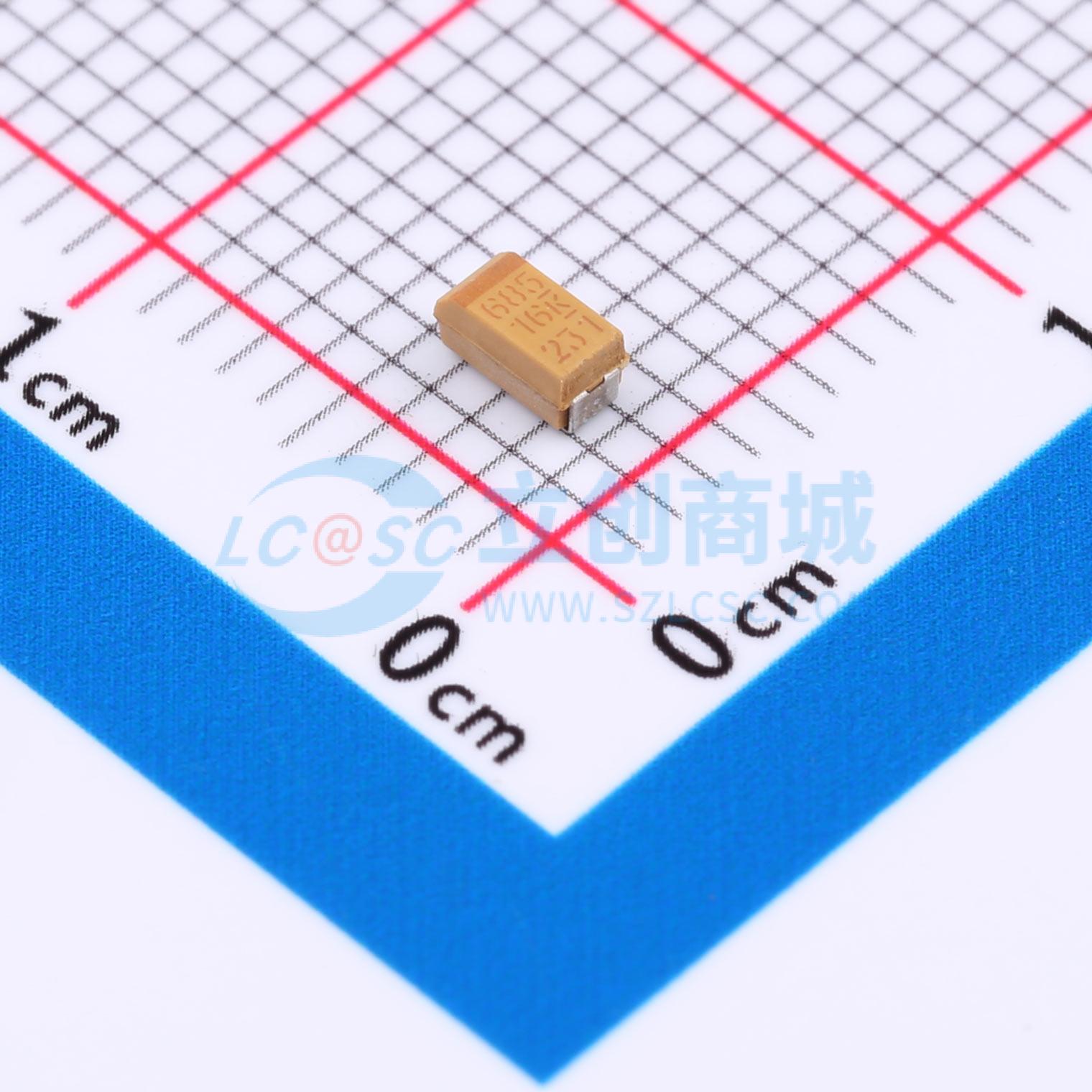 点击查看大图 T491A685K016AT实物图
