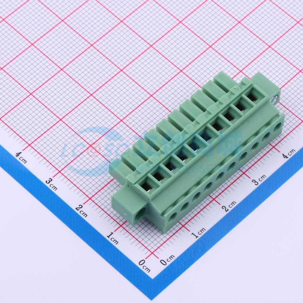点击查看大图 DB2EKBM-3.81-10P-GN-S实物图