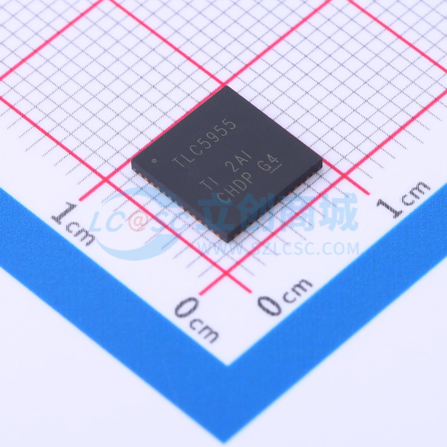 点击查看大图 TLC5955RTQR实物图