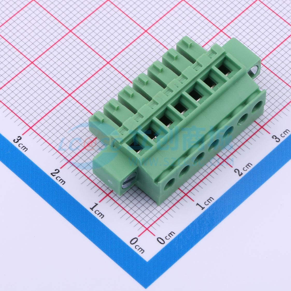 点击查看大图 DB2EKAM-3.81-7P-GN-S实物图