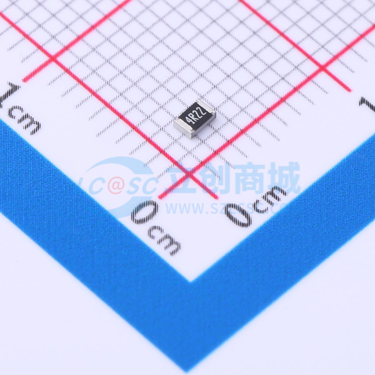 点击查看大图 CR0805F84R22G实物图