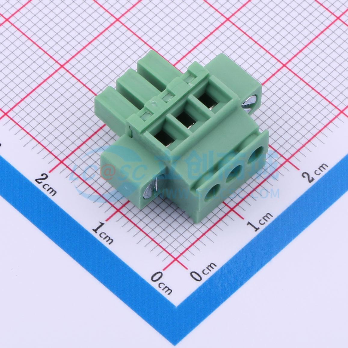 点击查看大图 DB2EKBM-3.81-3P-GN-S实物图