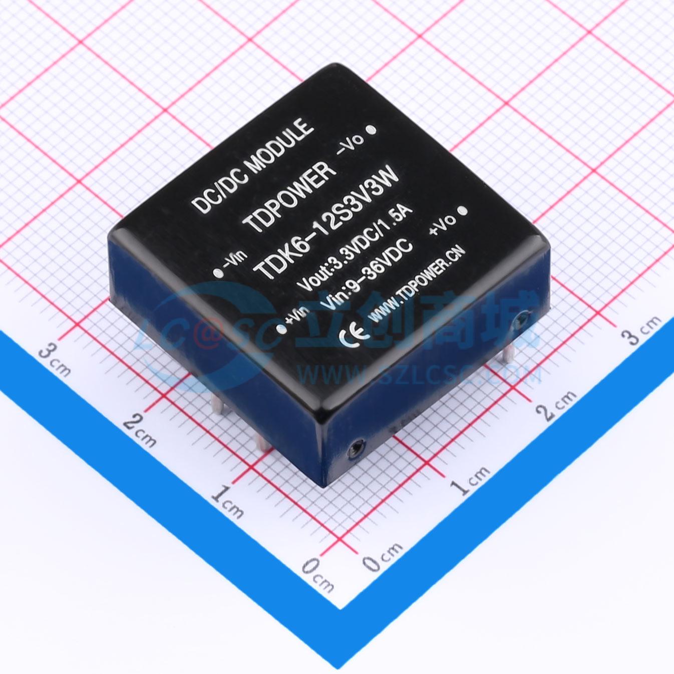 点击查看大图 TDK6-12S3V3W实物图