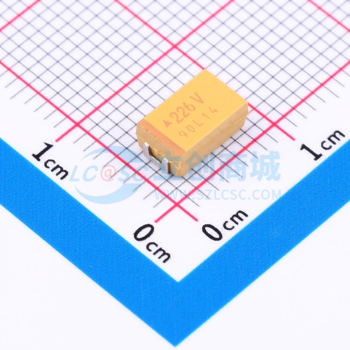 点击查看大图 TAJD226K035RNJV实物图