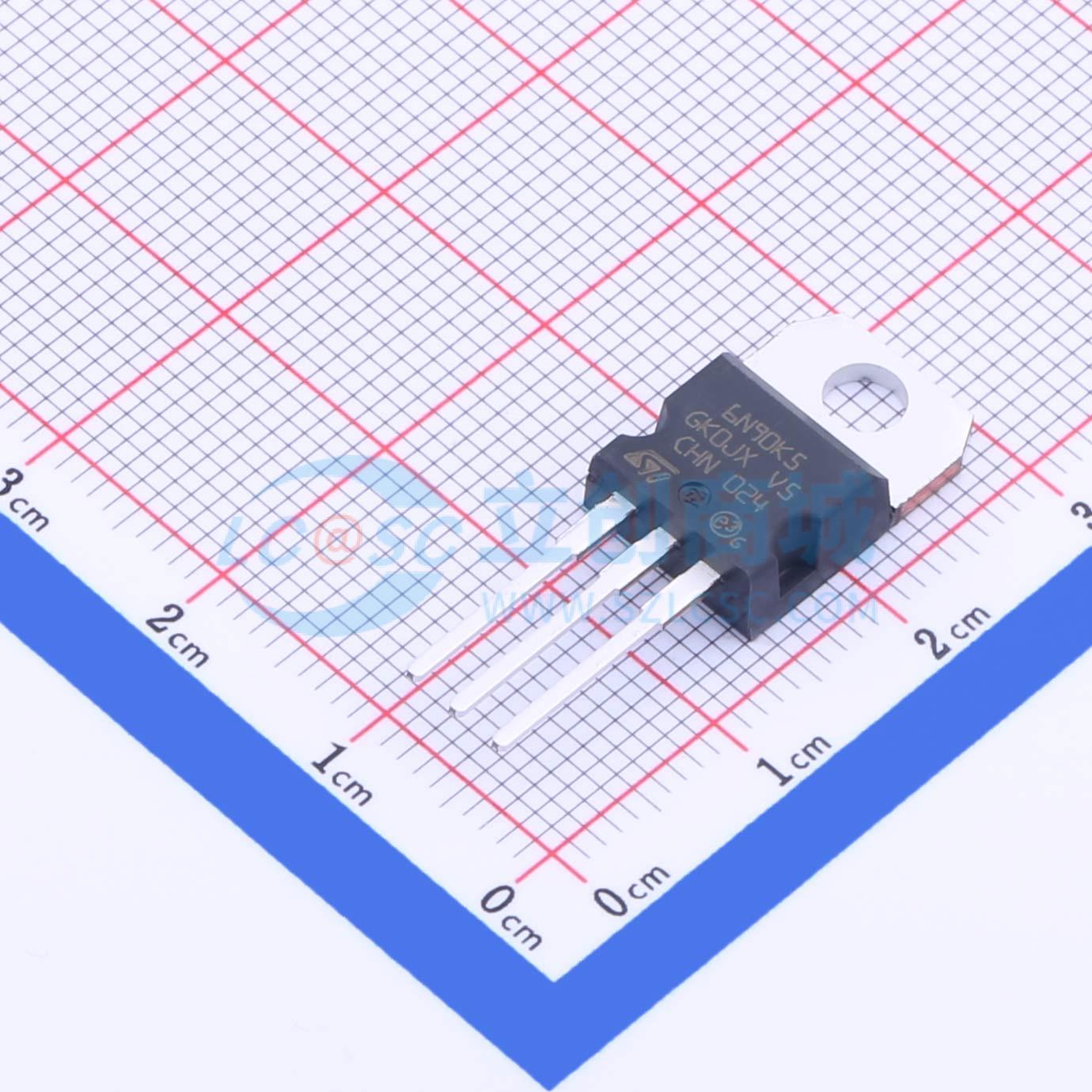 点击查看大图 STP6N90K5实物图