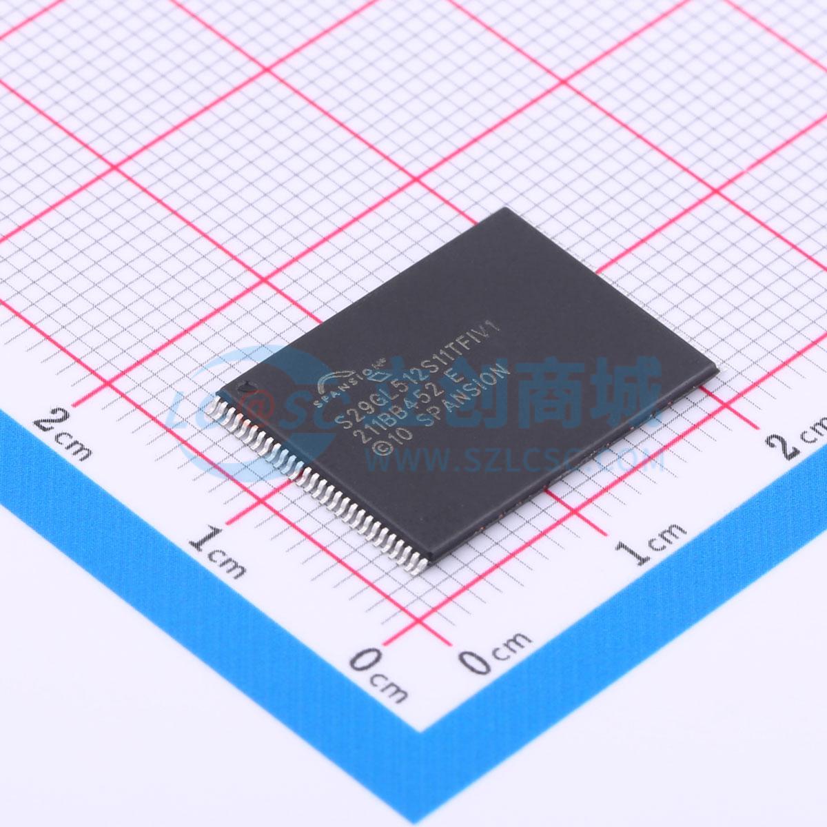 点击查看大图 S29GL512S11TFIV10实物图