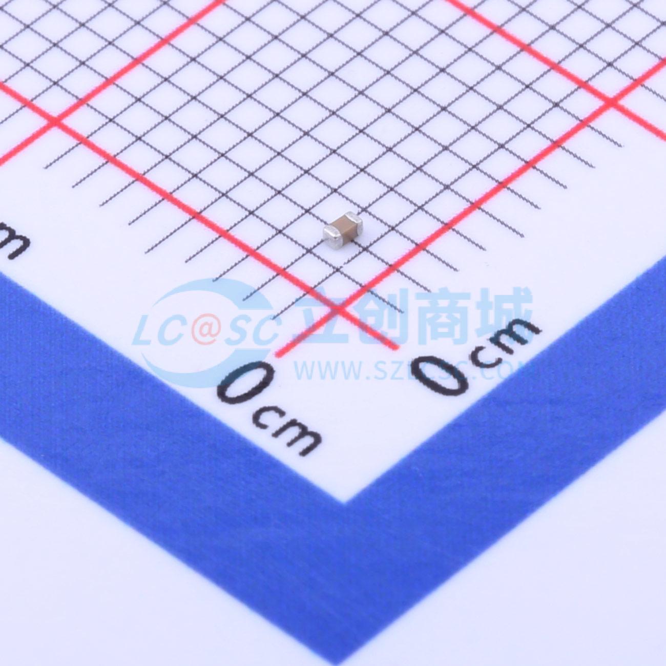 点击查看大图 0402B222J500NT实物图