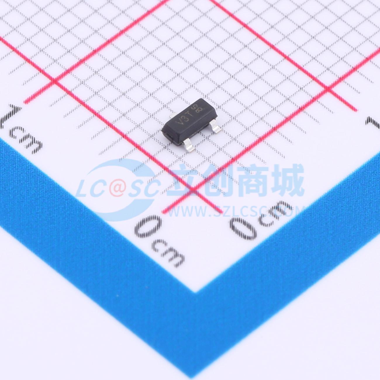 点击查看大图 PESD3V3L2BT实物图