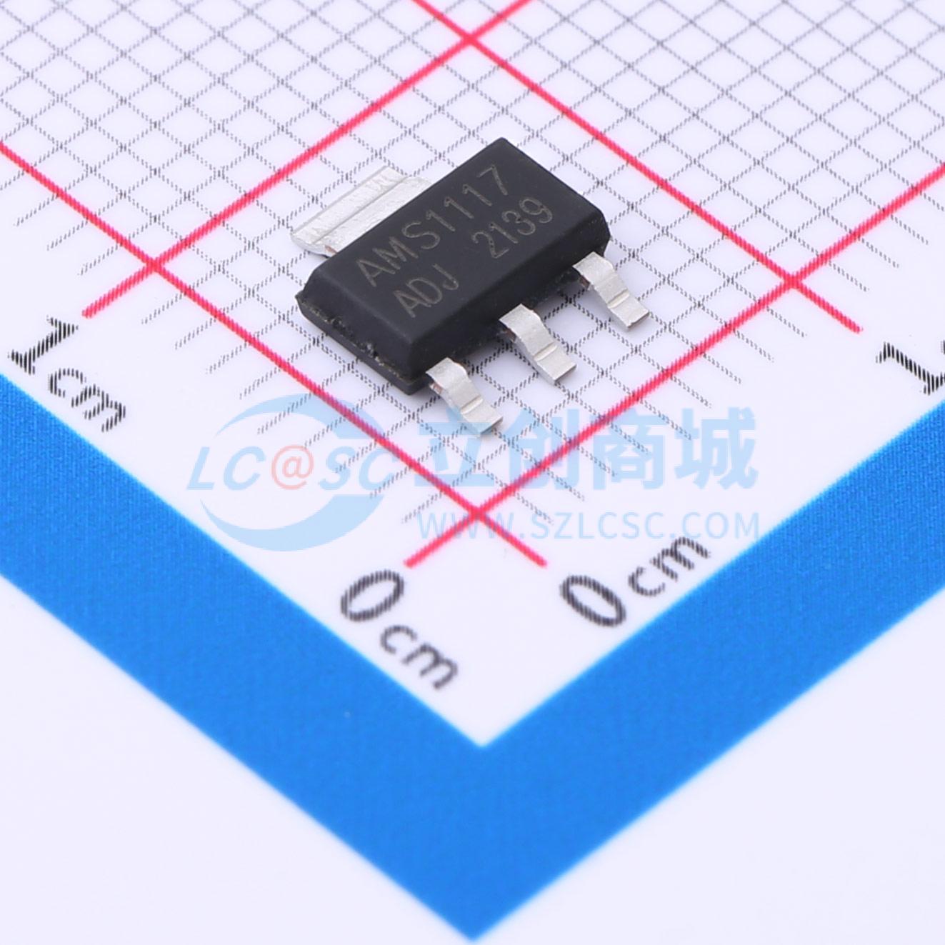 点击查看大图 AMS1117-ADJ实物图
