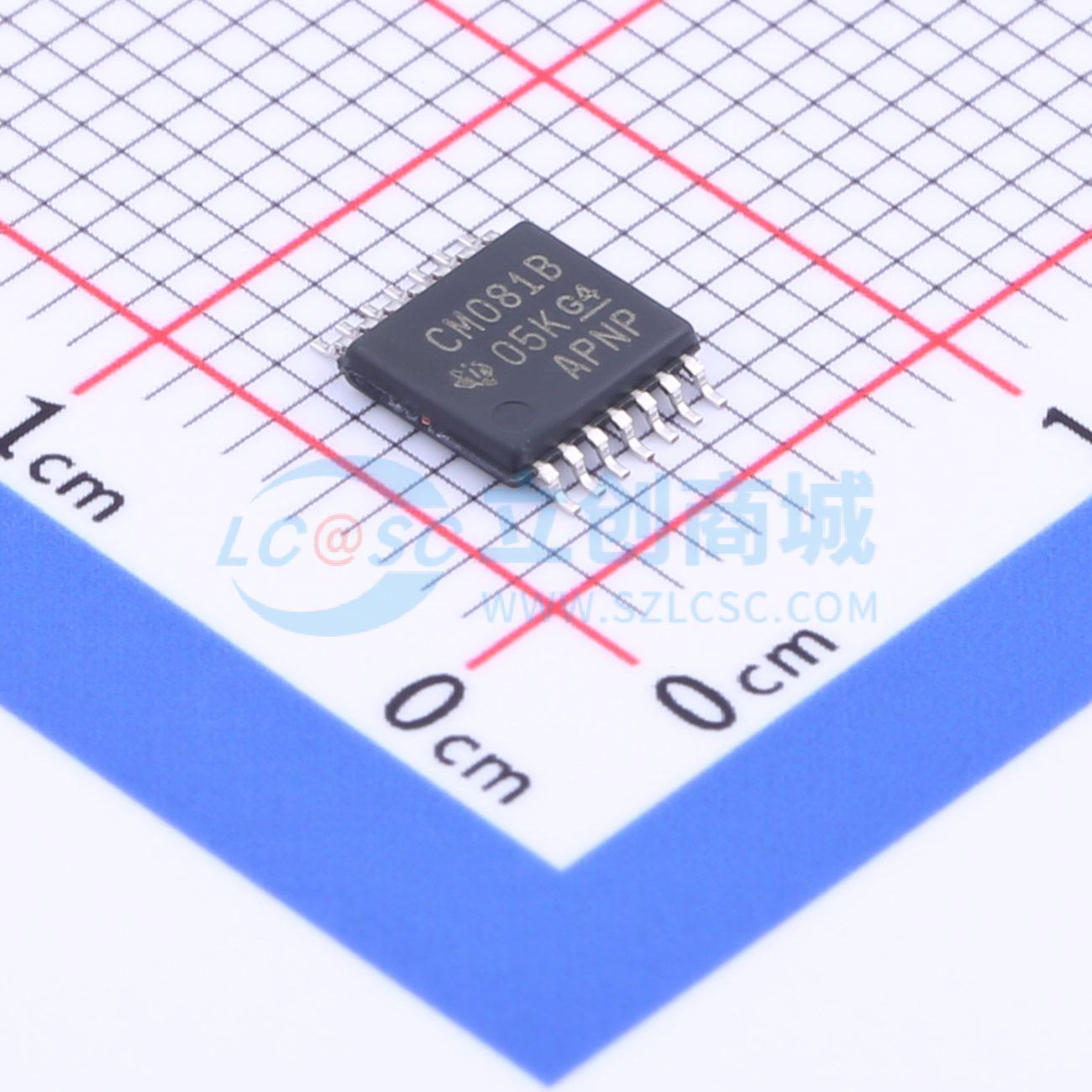 点击查看大图 CD4081BPWR实物图