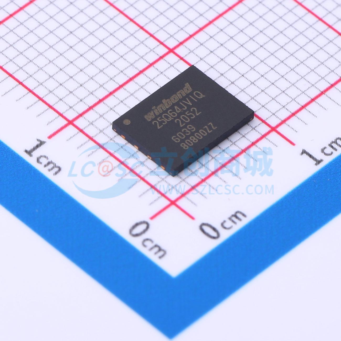 点击查看大图 W25Q64JVZEIQ实物图