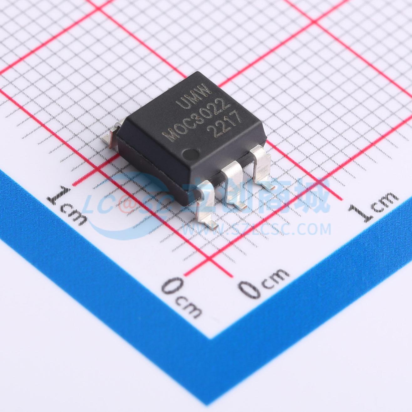 点击查看大图 MOC3022SM(UMW)实物图