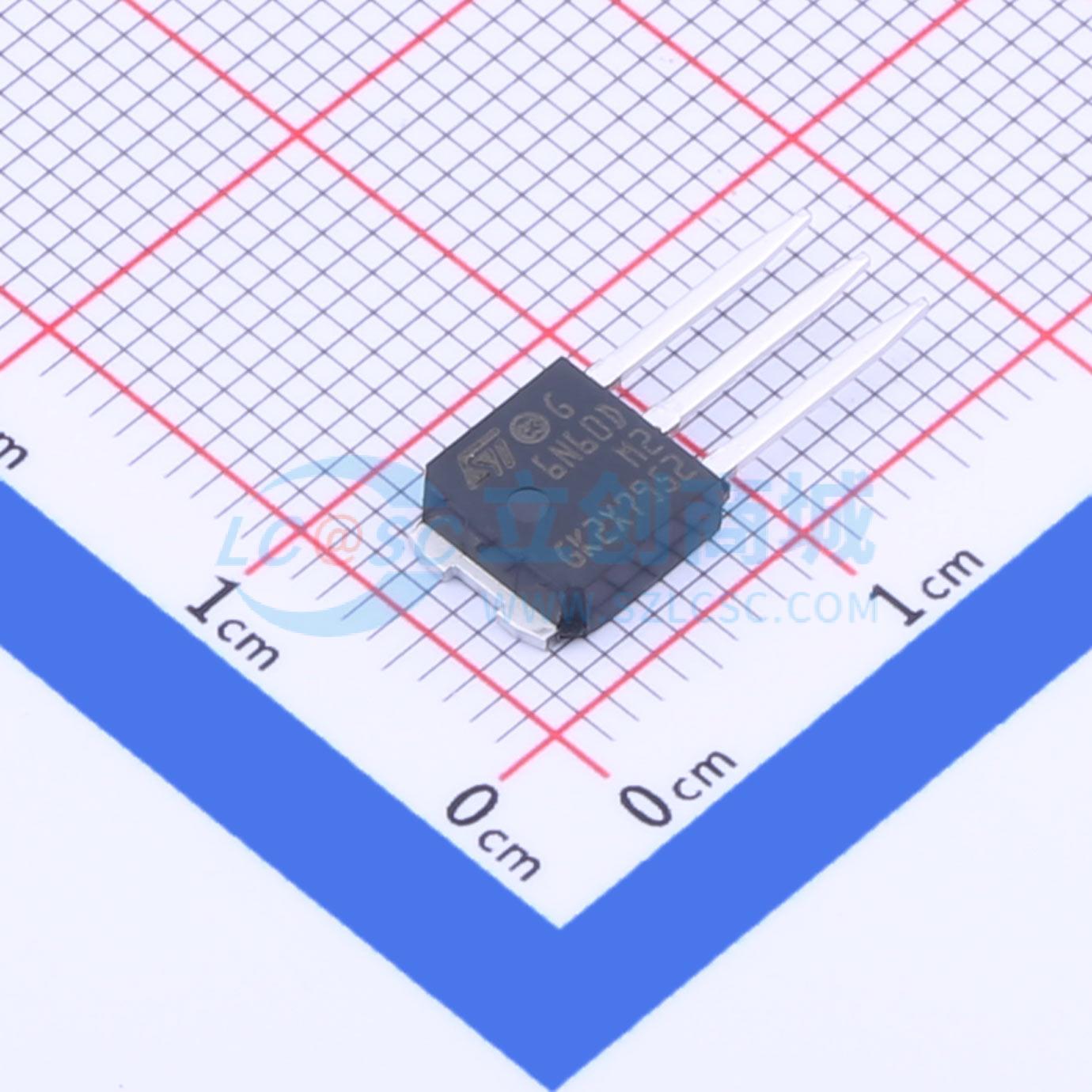 点击查看大图 STU6N60DM2实物图