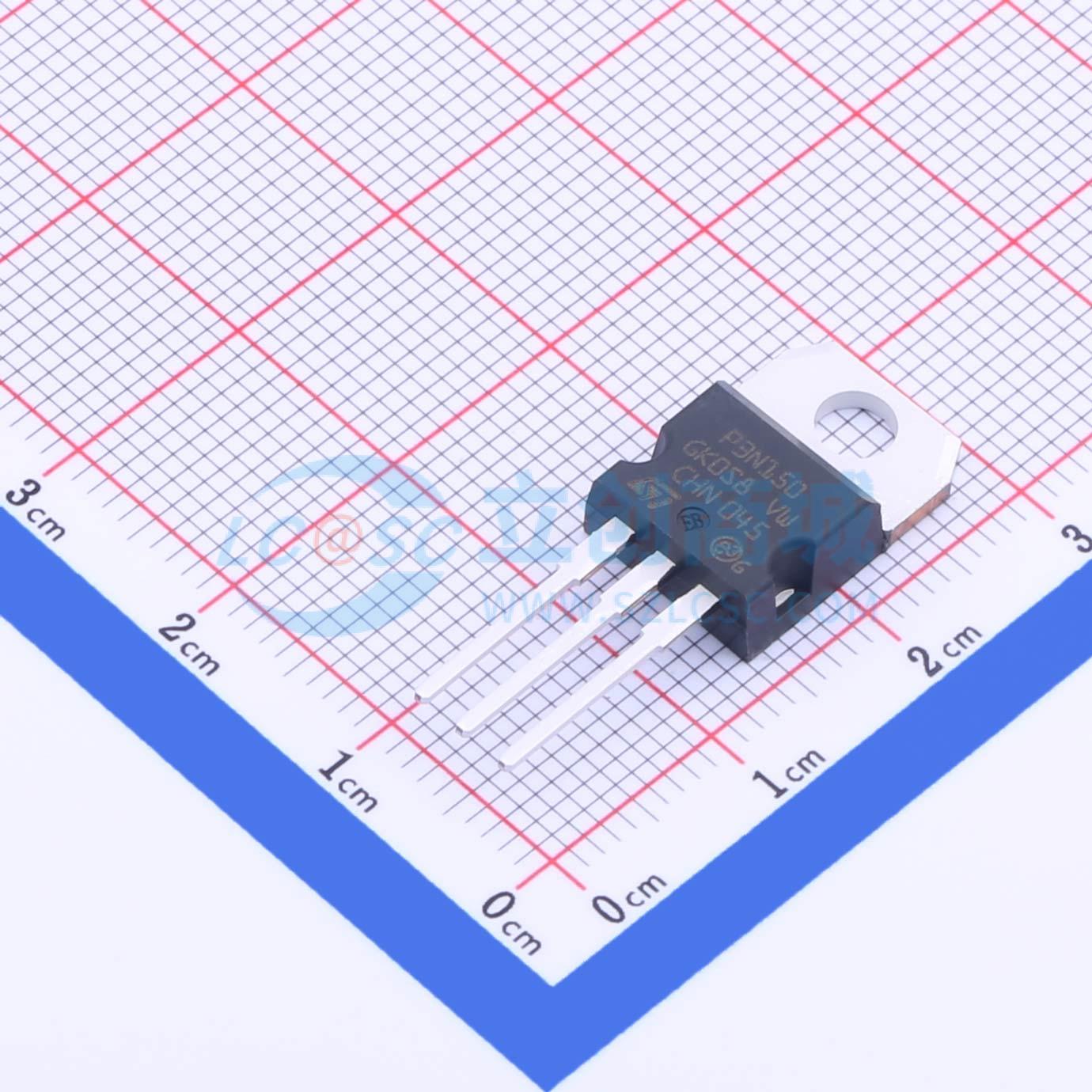 点击查看大图 STP3N150实物图