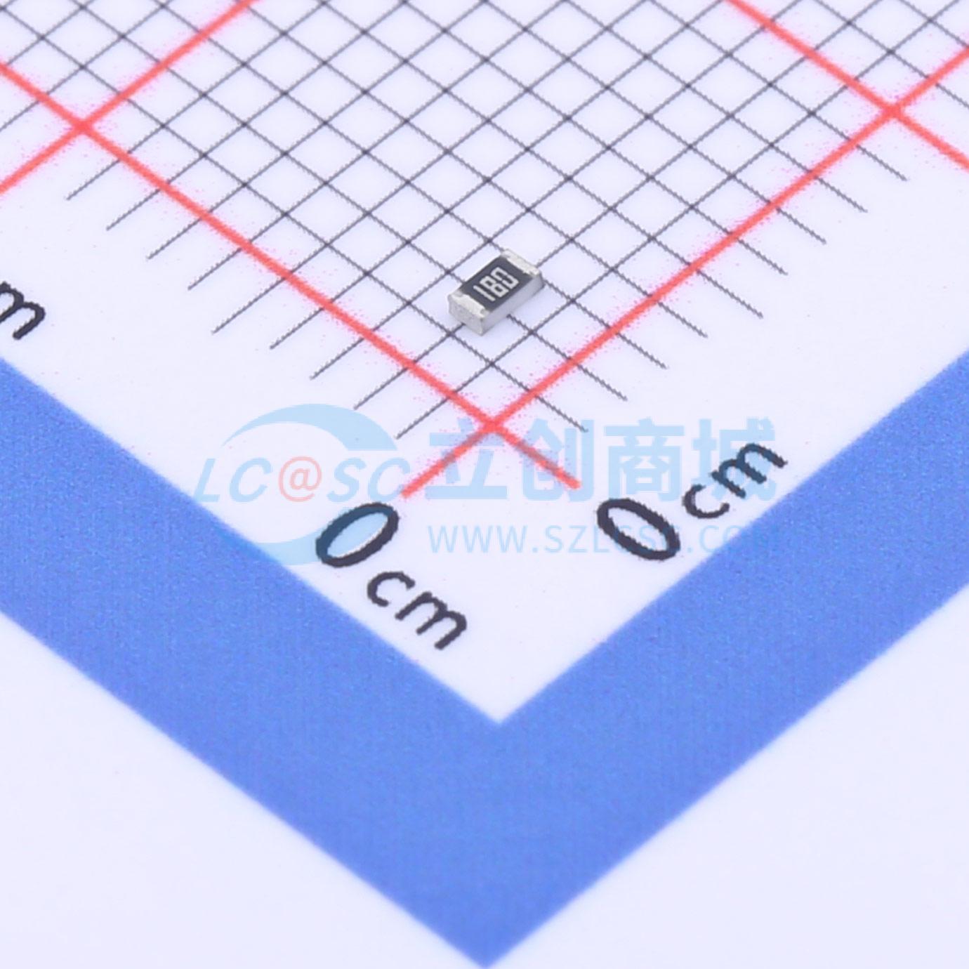 点击查看大图 0603WAJ0180T5E实物图