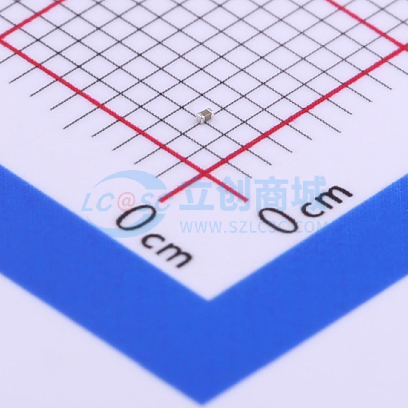 点击查看大图 GRM033R61C104KE18D实物图