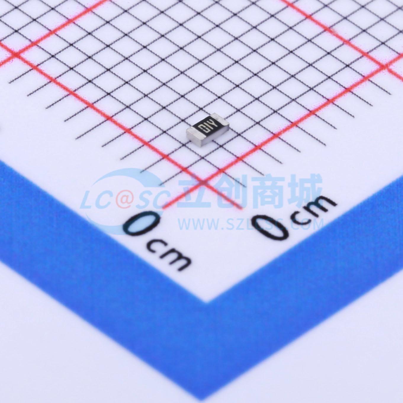 0603WAF100KT5E实物图