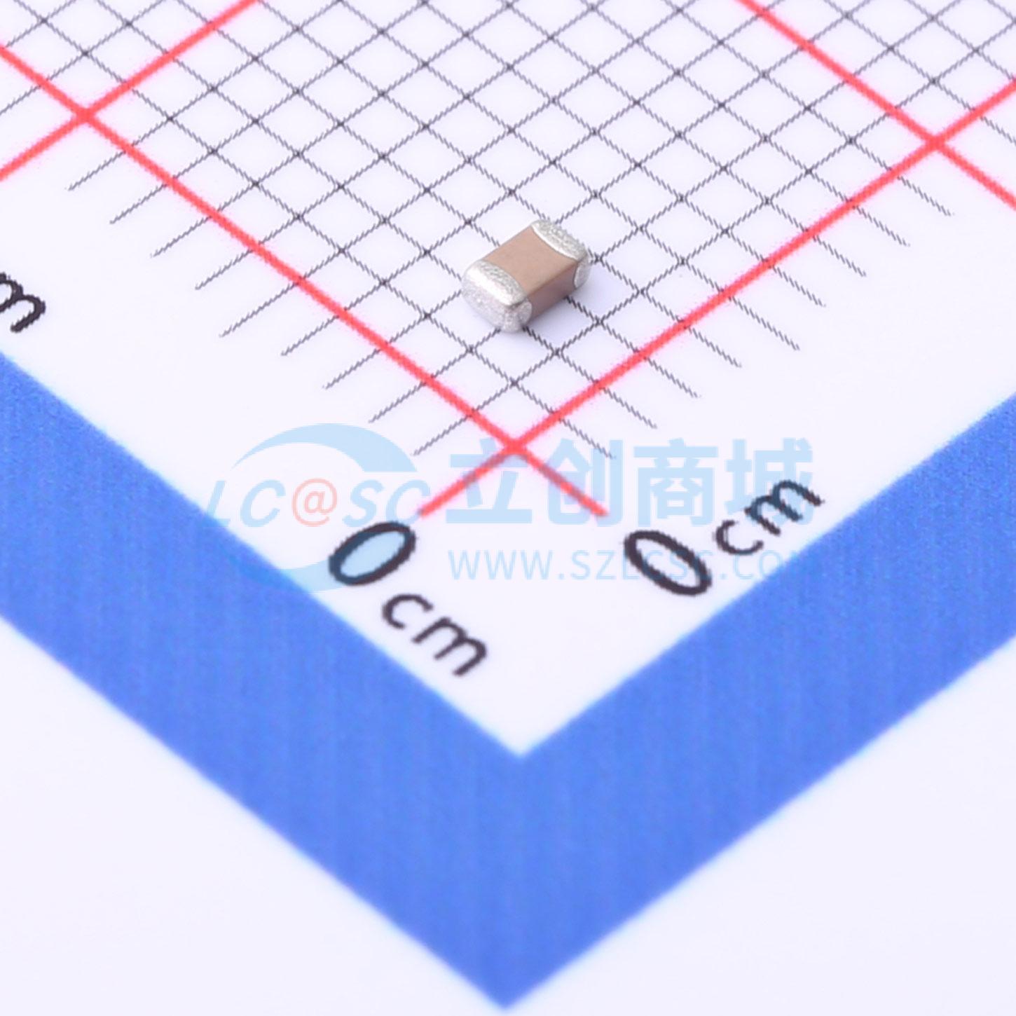 点击查看大图 0805B183K500NT实物图