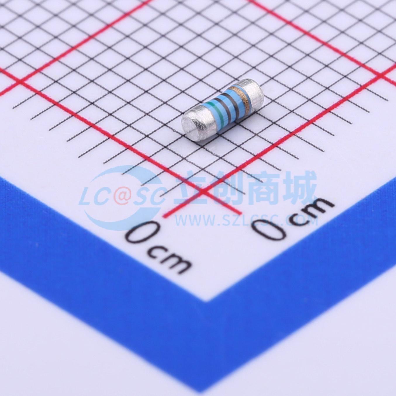 点击查看大图 MELF-MFR02041/4WS51.1ΩFT50实物图