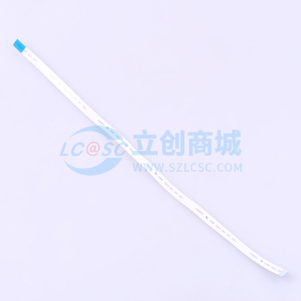 点击查看大图 FFC连接线 10P 间距0.5mm 长25CM 反向实物图