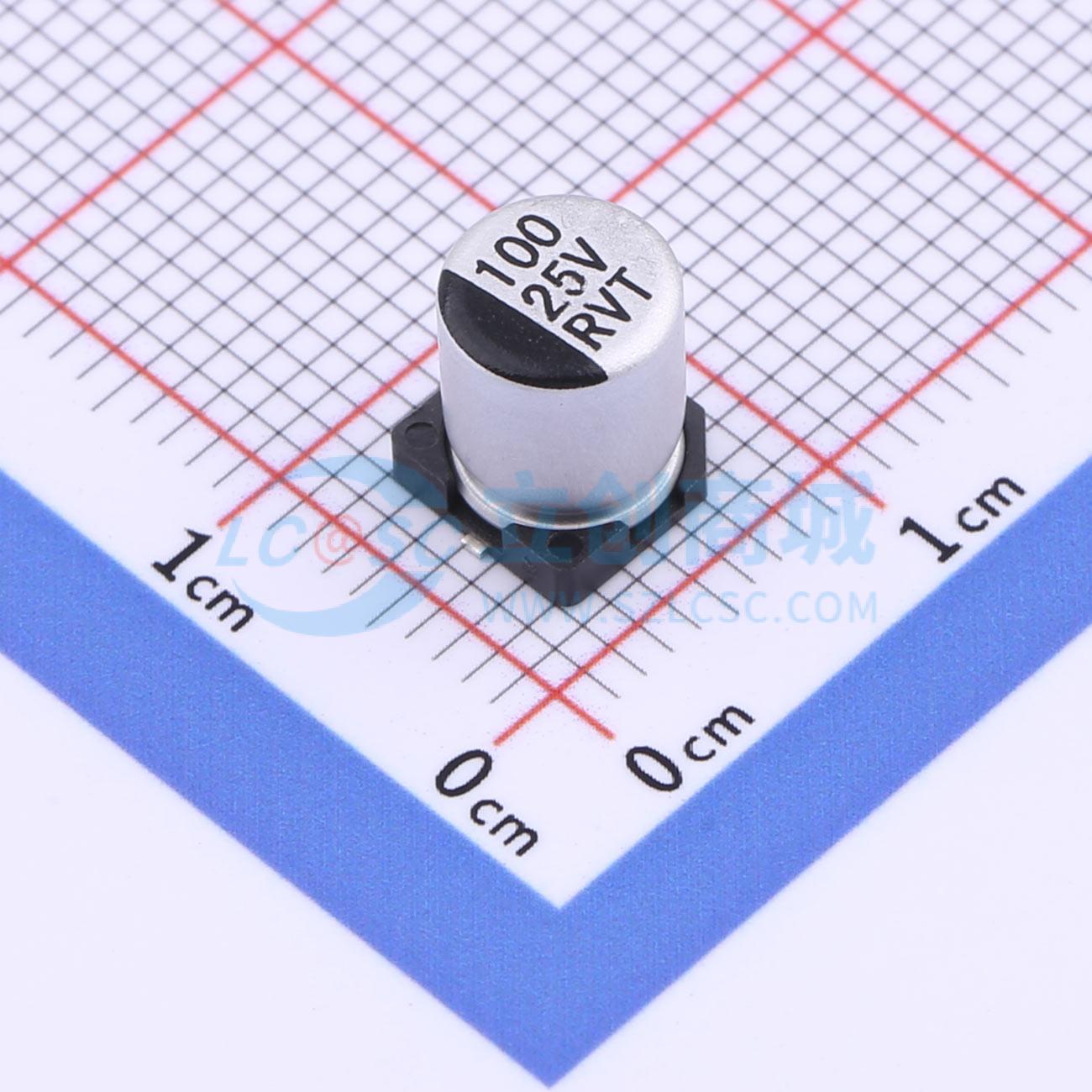 RVT1E101M0607VG实物图