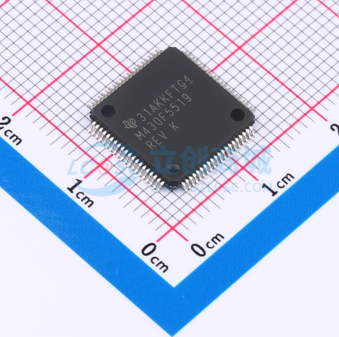 MSP430F5519IPNR实物图