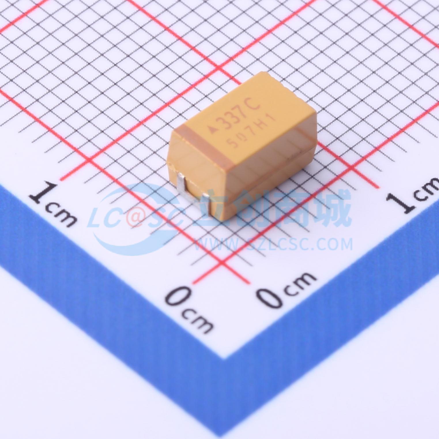 点击查看大图 TAJE337M016RNJ实物图