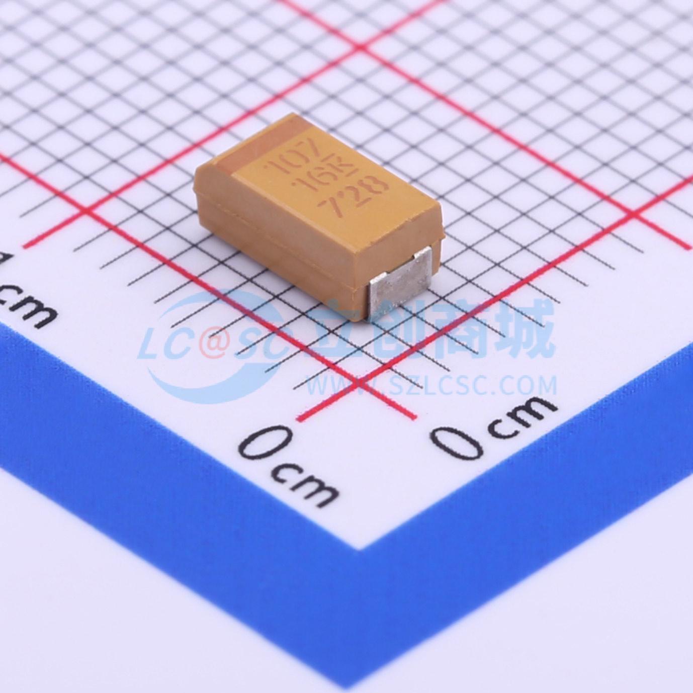 T491C107M010AT实物图