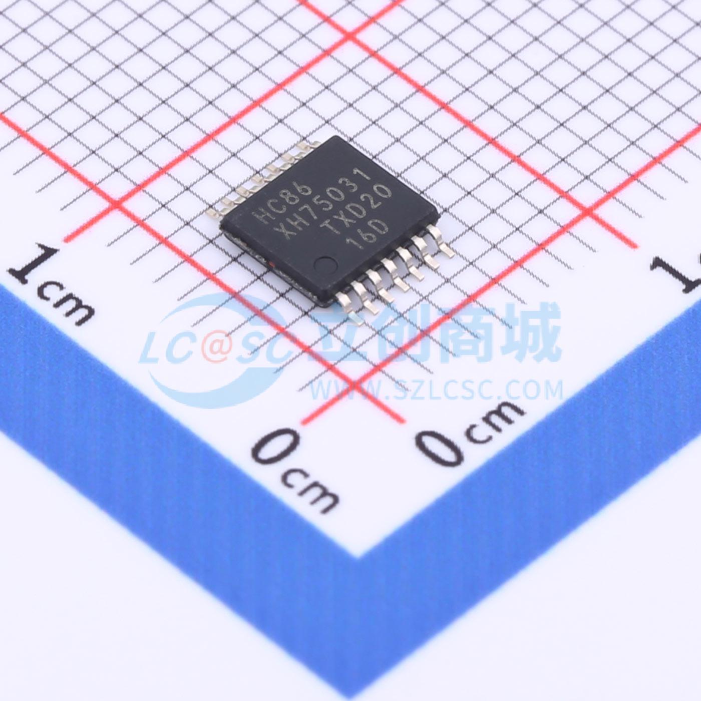 点击查看大图 74HC86PW,118实物图