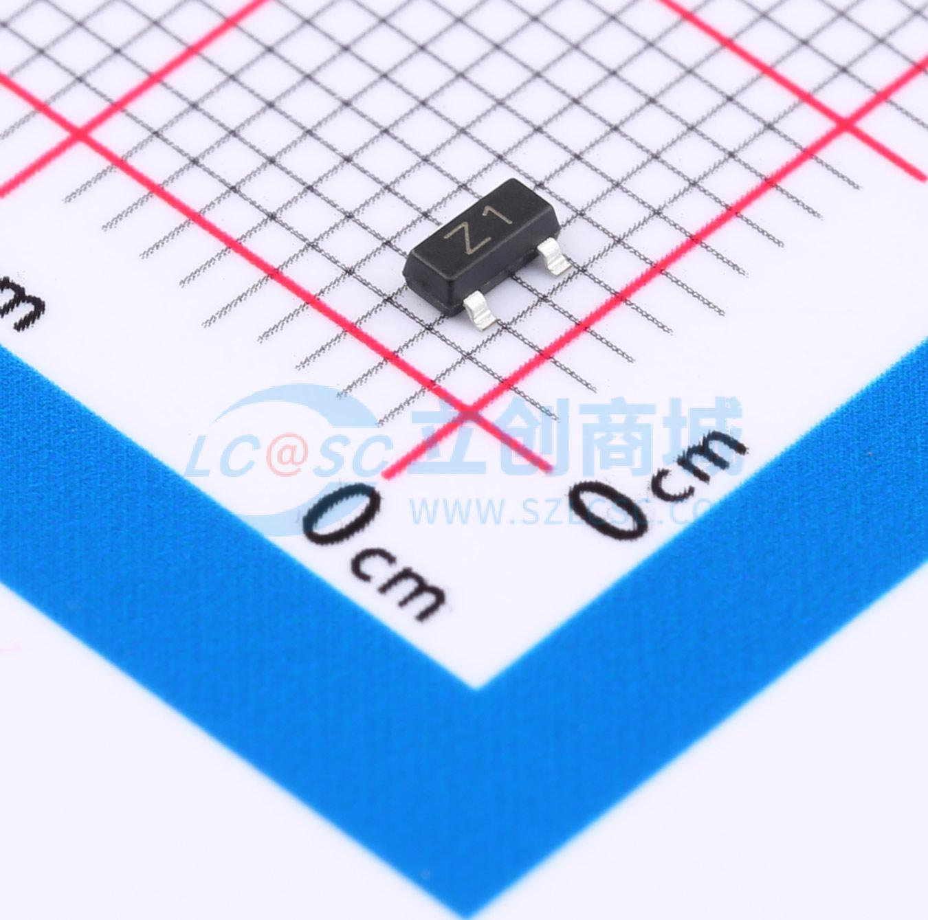 点击查看大图 BZX84C4V7实物图