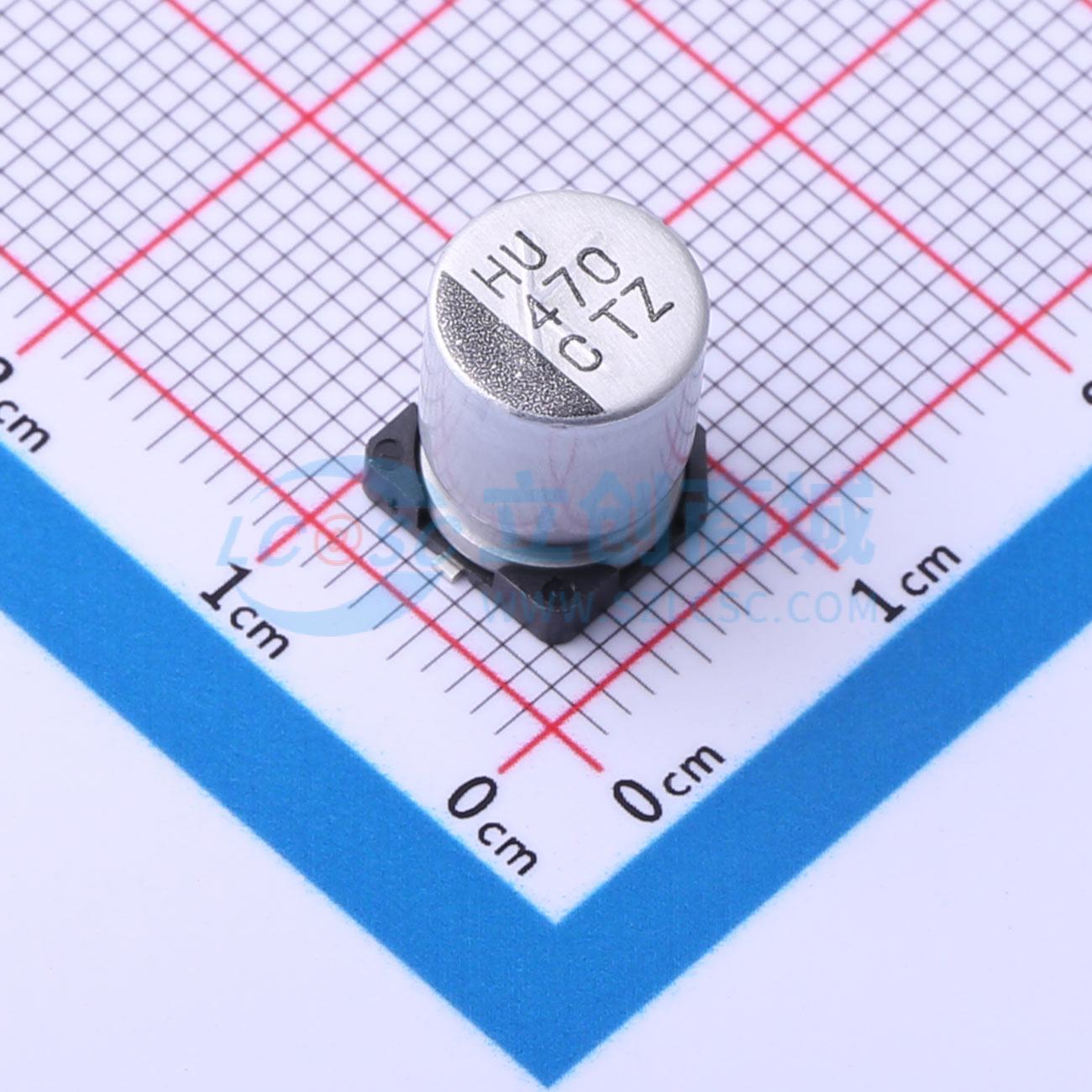 点击查看大图 16TZV470M8X10.5实物图