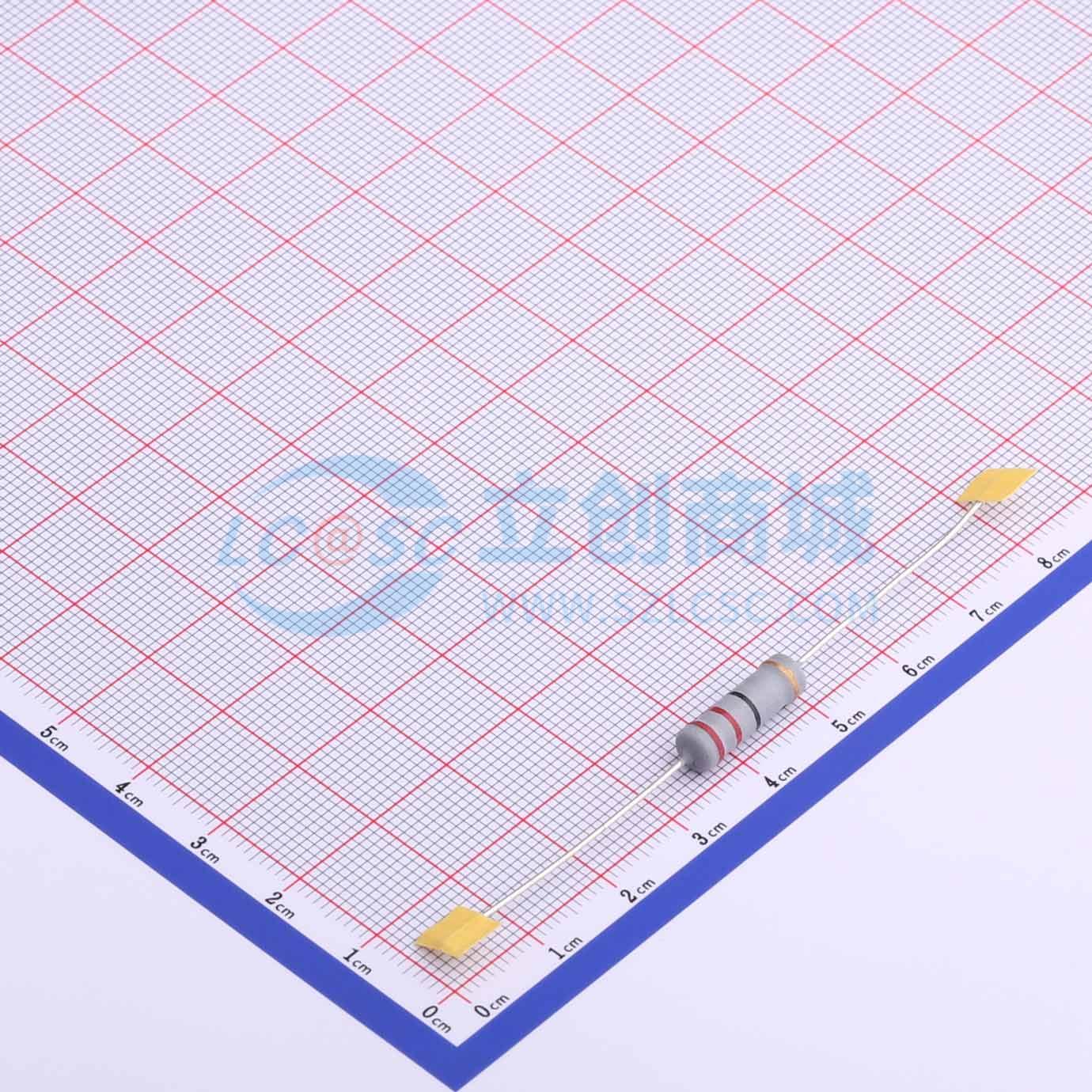MOF3WS-22Ω±5% T实物图