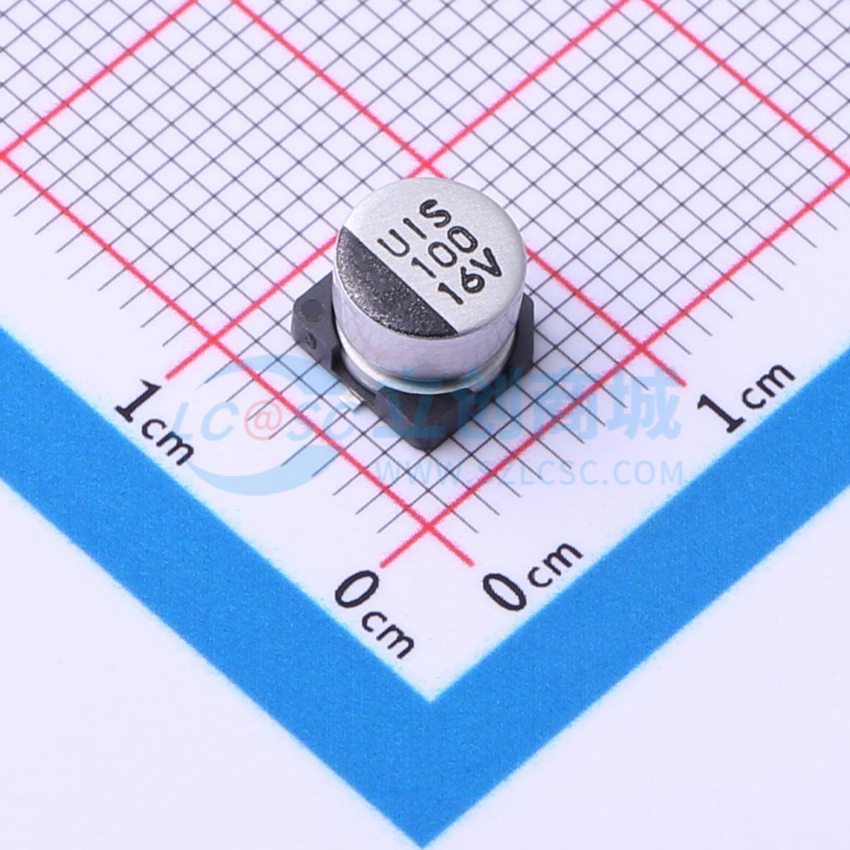 点击查看大图 16SEV100M6.3X5.5实物图