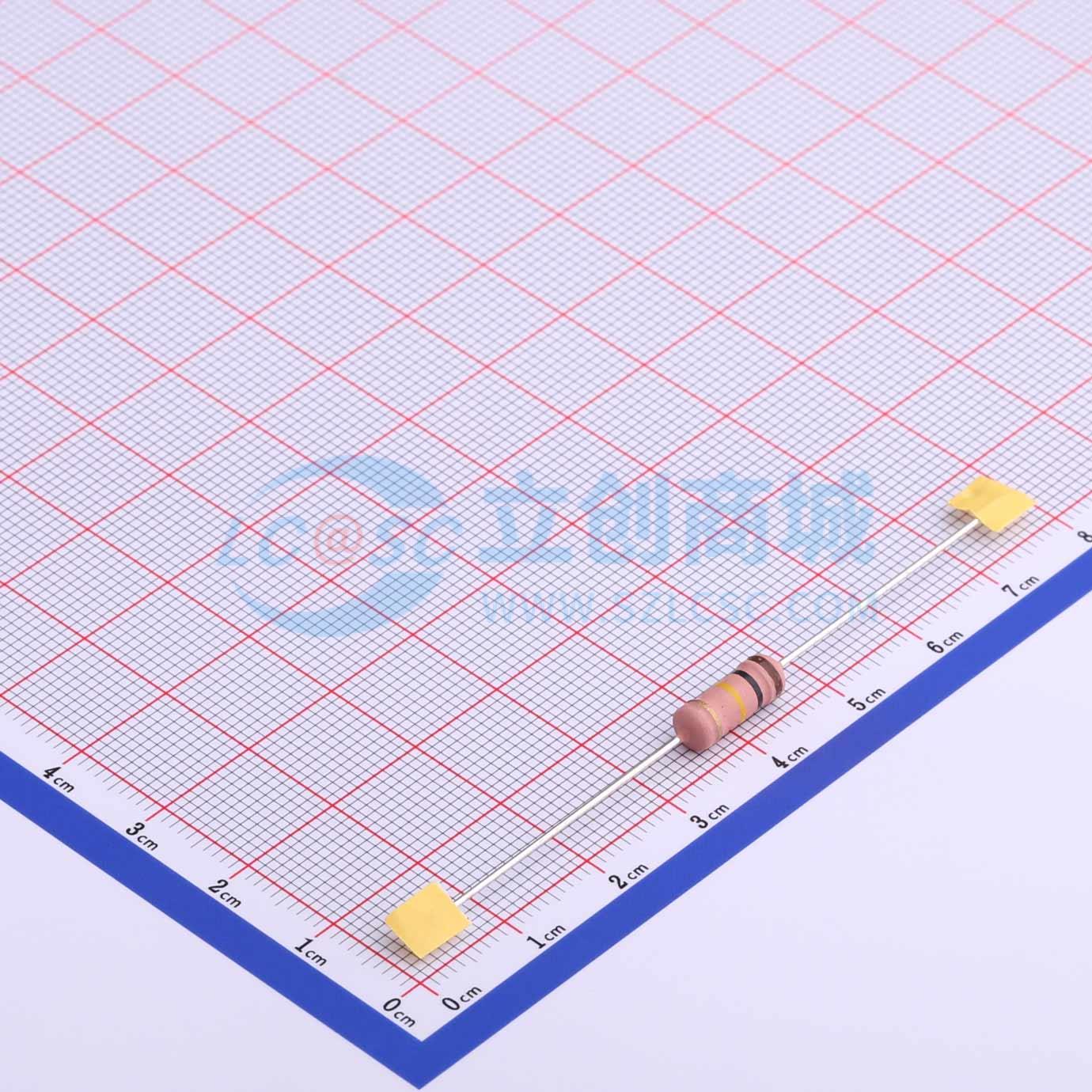 点击查看大图 MOF2WS-100KΩ±5% T实物图