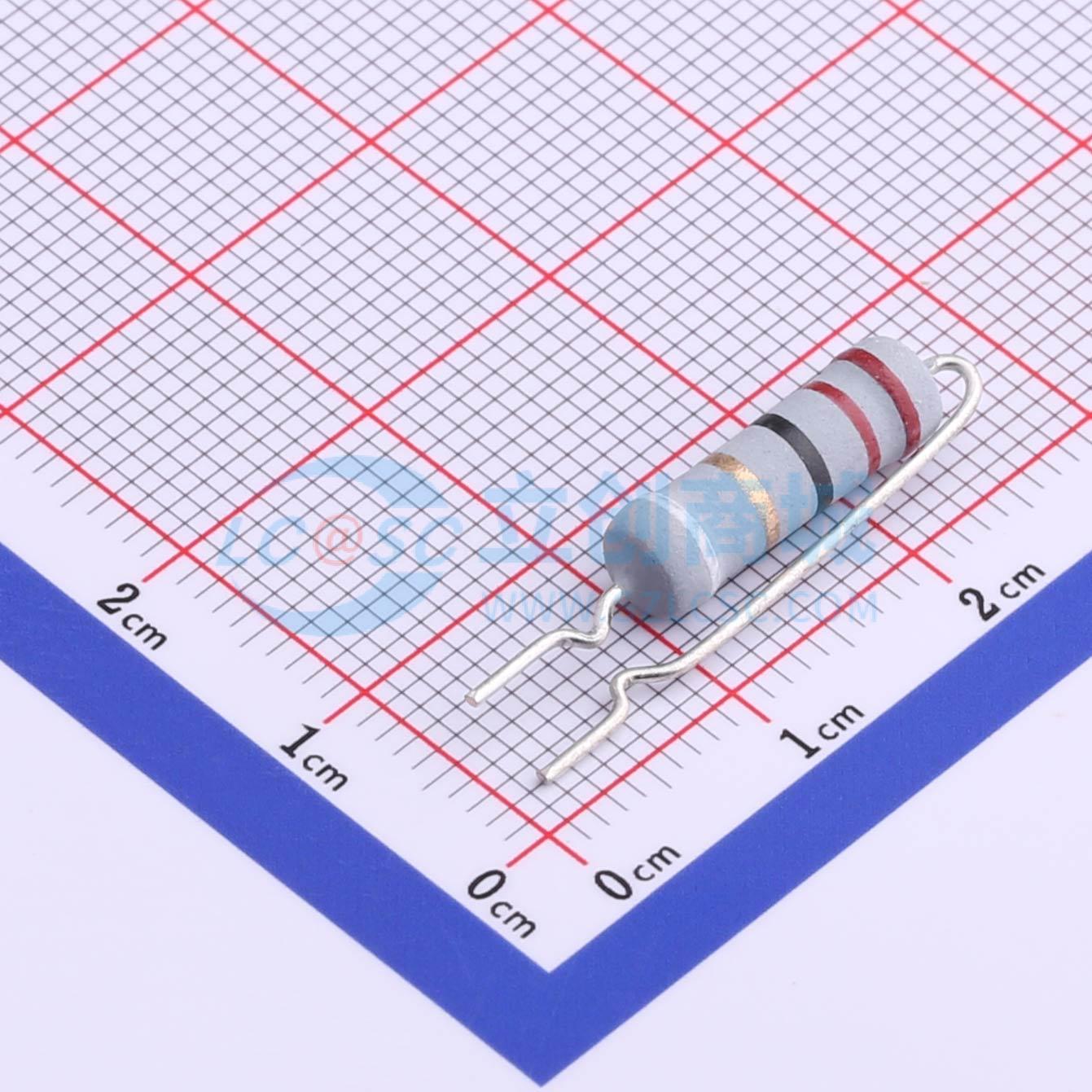 FR2W-22Ω±5%-P5.0实物图