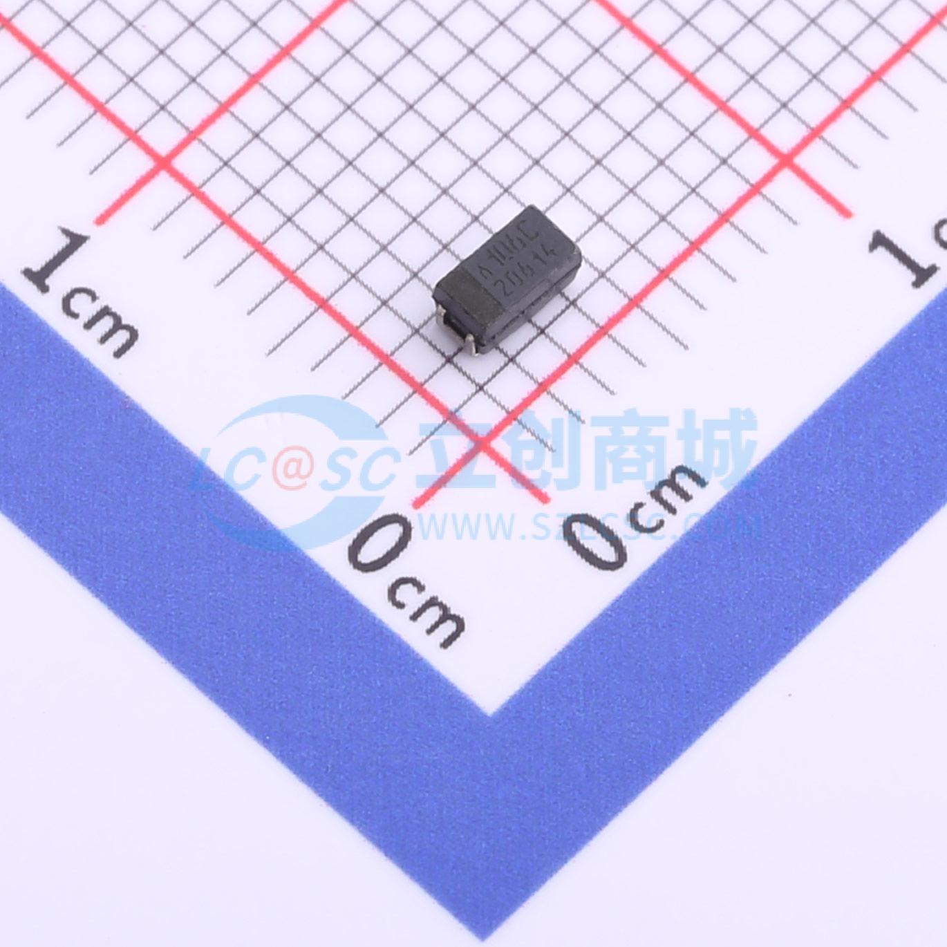 点击查看大图 TCJA106M016R0200实物图