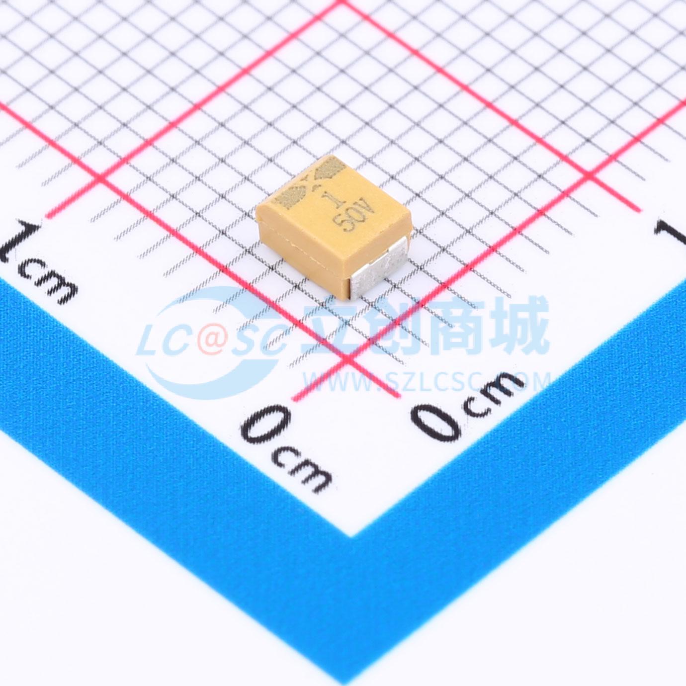 点击查看大图 CA45B-B-50V-1UF-K实物图