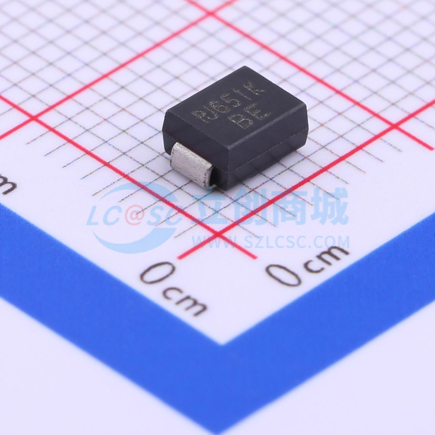 点击查看大图 P6SMBJ12CA_R1_00001实物图