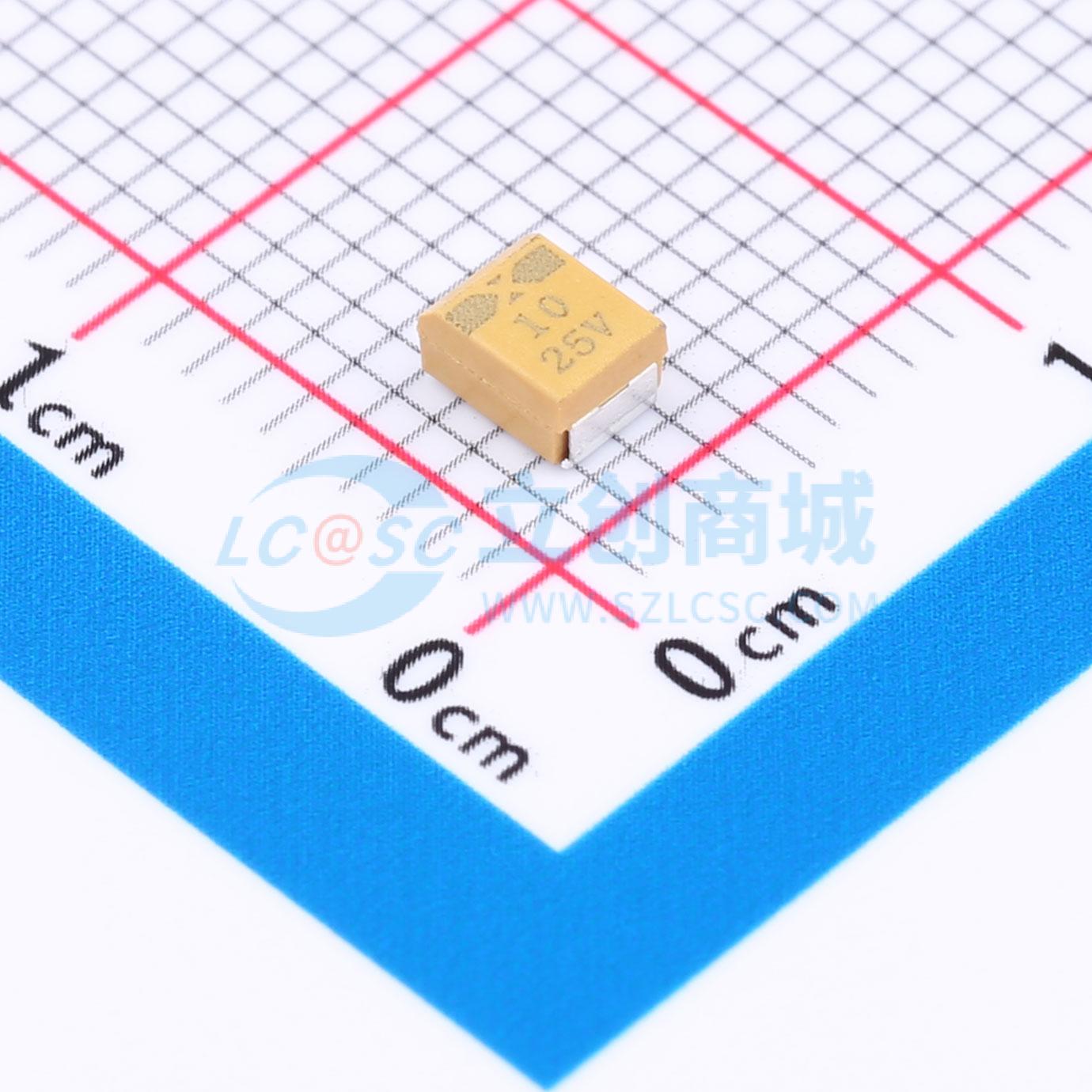点击查看大图 CA45B-B-25V-10UF-K实物图