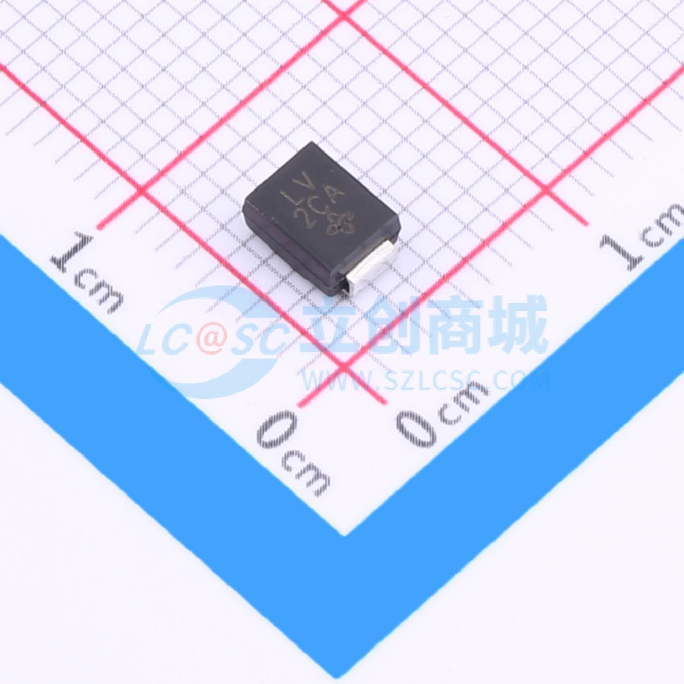 点击查看大图 SMBJ20CA-E3/52实物图