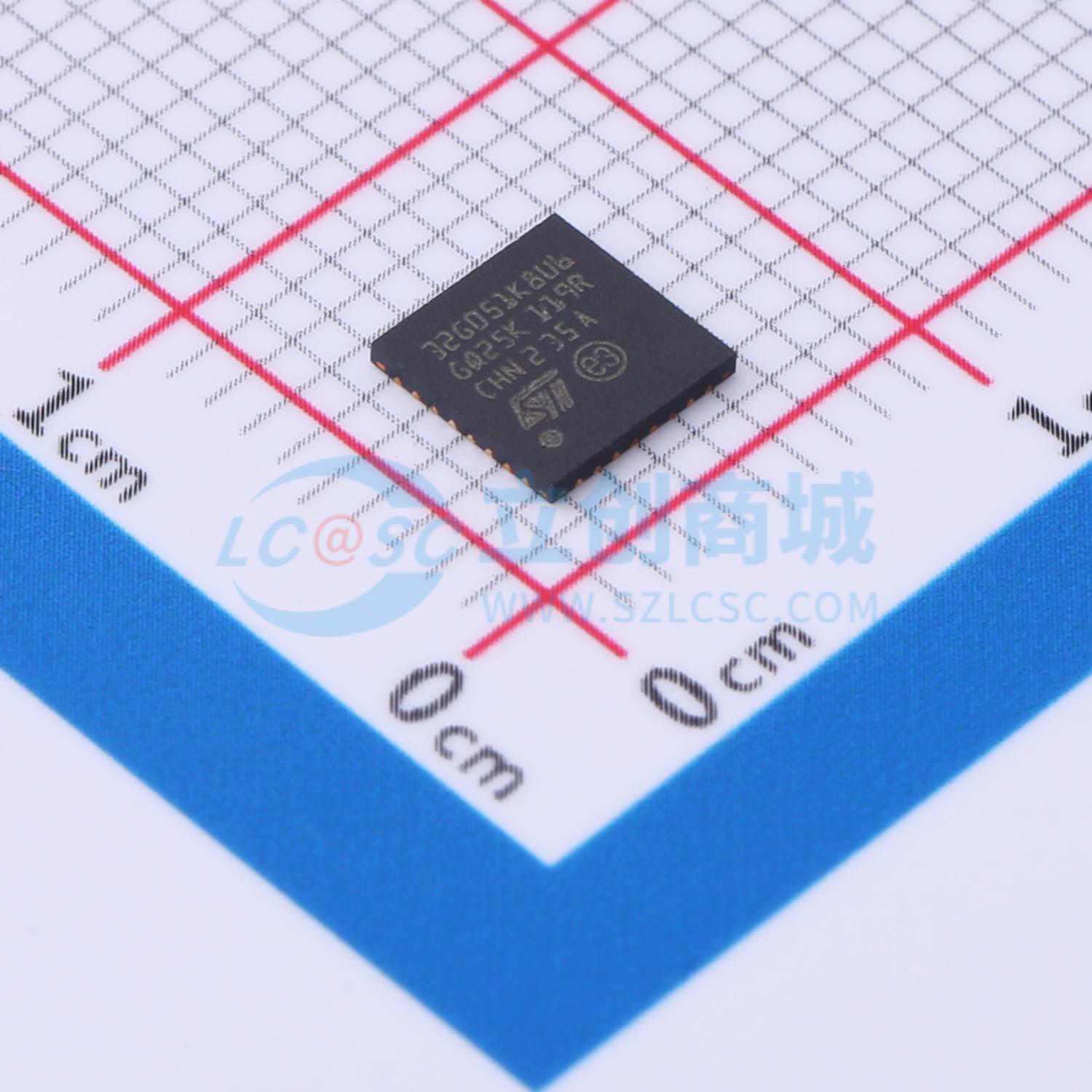 STM32G051K8U6实物图