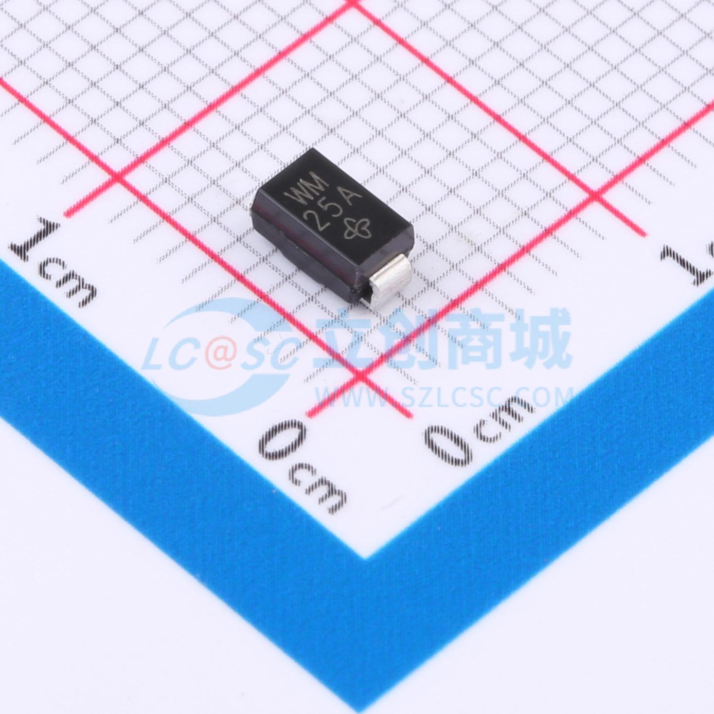 点击查看大图 SMAJ7.0CA-E3/5A实物图