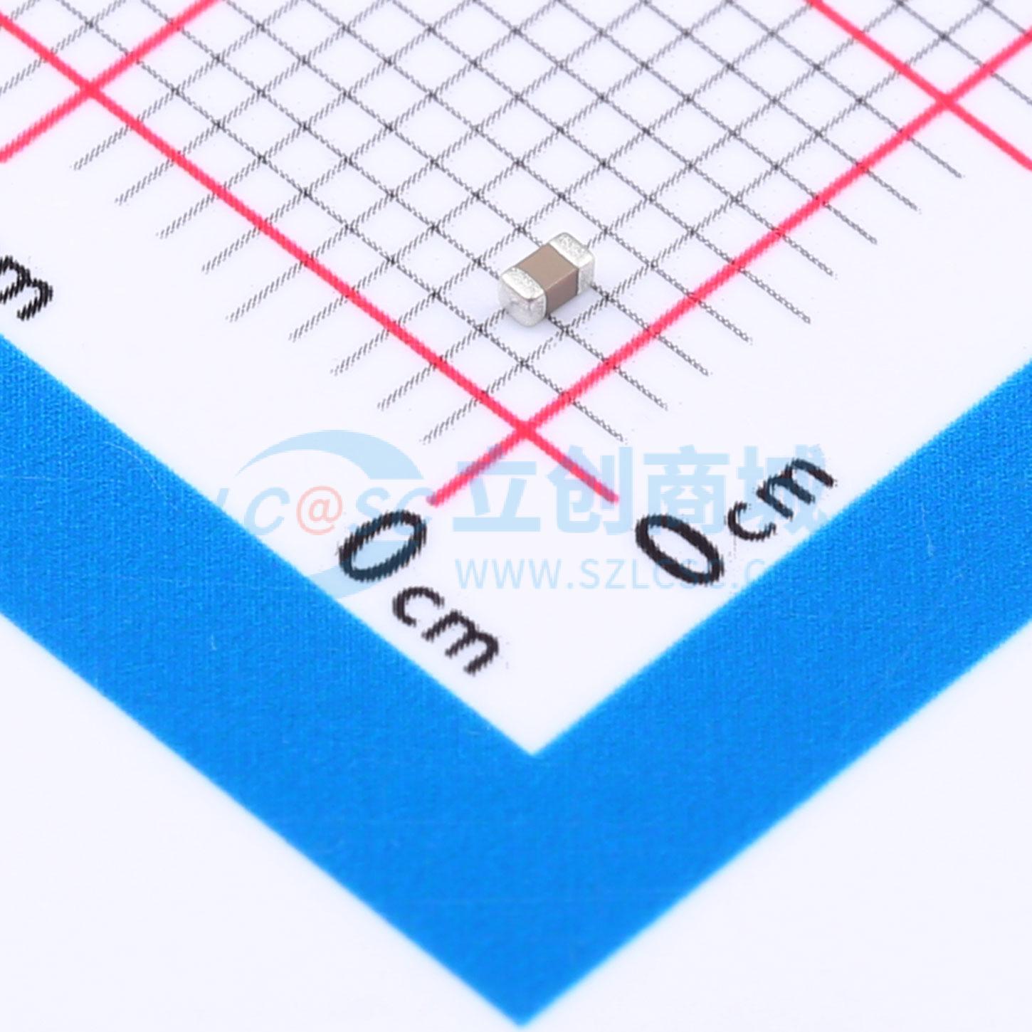 点击查看大图 TCC0603X7R332M500CT实物图