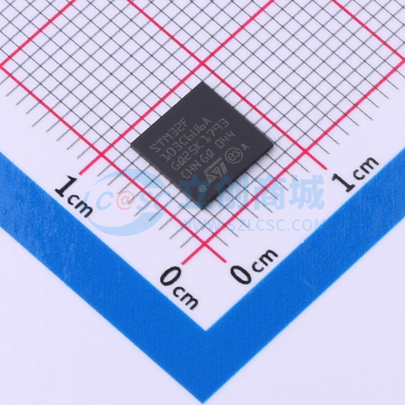 STM32F103C6U6A实物图
